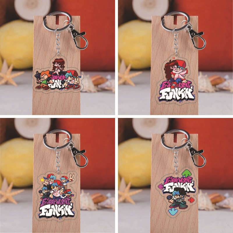 วันศุกร์ night funkin friday night funkin เกมสินค้าพวงกุญแจจี้อะคริลิค