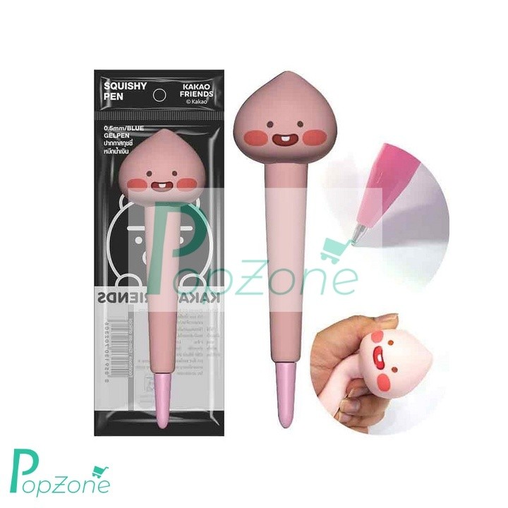 KIAN-DA ปากกาเจล สกุชชี่ หมึกน้ำเงิน KAKAO FRIENDS Apeach