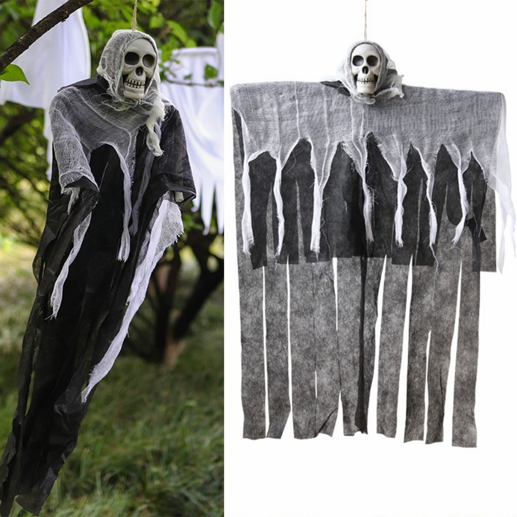 ส่งจากไทย! ผีตกแต่งฮาโลวีน แบบแขวน 60*85ซม.อุปกรณ์ตกแต่ง Halloween สนุก
