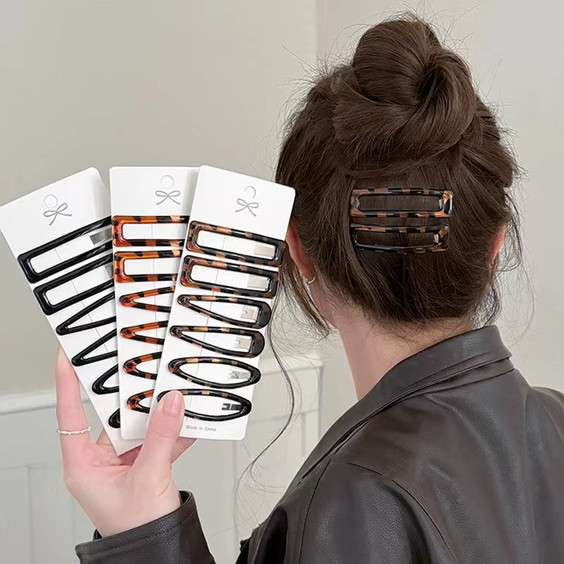 Retro Amber Hairpin Sweet Cool Y2k Girls Bb Bangs Clip