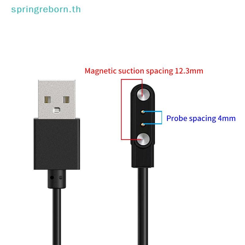 # เครื่องมือแฟชั่น # 2 ขา 4pins Smartwatch Dock อะแดปเตอร์ชาร์จแม่เหล็กสายชาร์จ USB สายไฟสําหรับนาฬิกาอัจฉริยะอุปกรณ์เสริมสายไฟชาร์จ