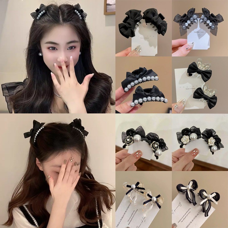 โบว์มุกกิ๊บผู้หญิงใหม่ขนาดเล็กขนาดคลิป