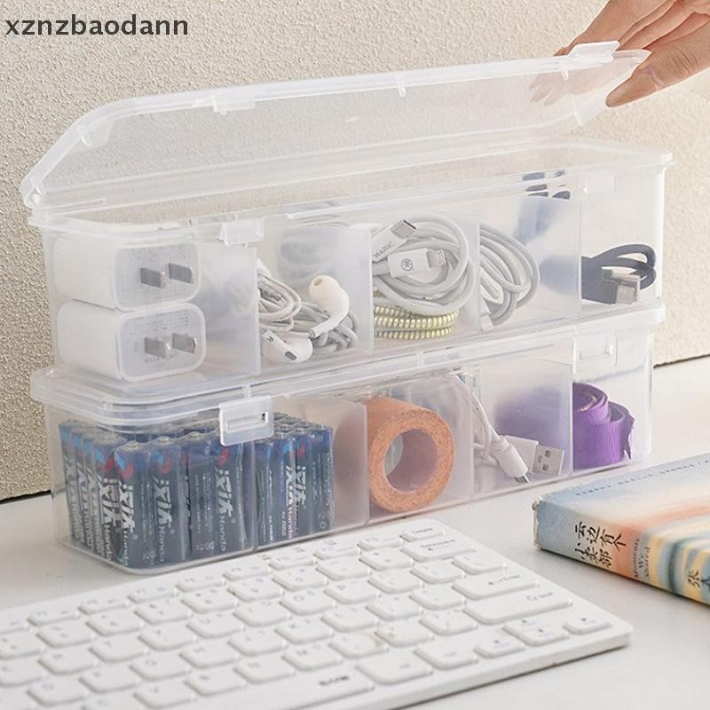 [XZNZVV] 1pc 5 กริด al อุปกรณ์เสริมผมกล่องเก็บเครื่องประดับโปร่งใสช่อง Desktop Home Storage กล่อง IKFG