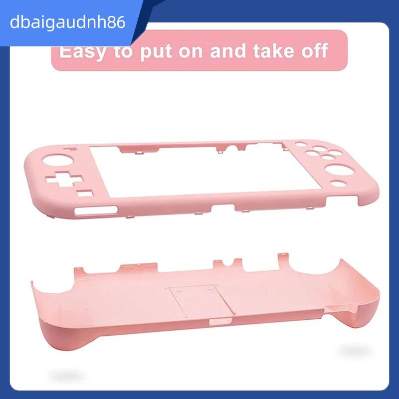 READY Stockpink Protection Case สําหรับ Nintendo Switch Lite พร้อม Kickstand Hard Case สําหรับ Nintendo Switch Lite เกมคอนโซลพร้อมขาตั้ง