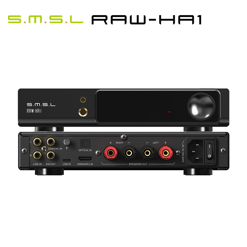 Smsl HA1 เครื่องขยายเสียง MQA MQA-CD XU316 32Bit/768kHz DSD256 BT5.1 รองรับ LDAC APTX/HD SBC AAC