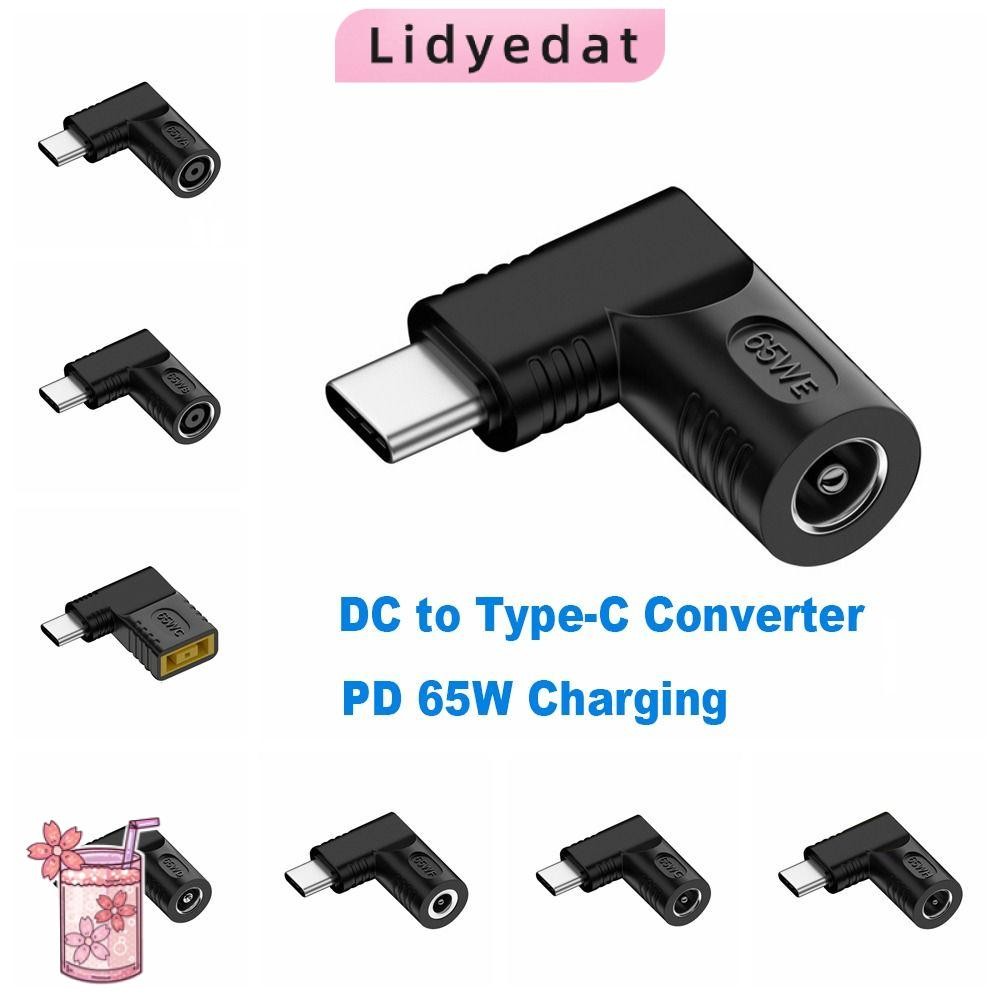 LIDYEDAT165 Converter 5.5X2.5 7.4X5.0 4.5X3.0mm Connector USB C DC to Type C สําหรับ //