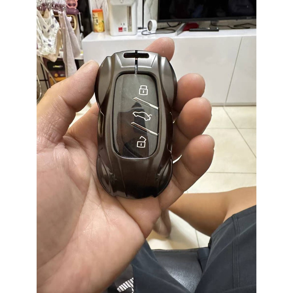 เคสกุญแจรถ​ MG Zs Mg5 Hs Mg3 Mg4 mg6 mg7 rx5 mt ฝาครอบกุญแจโลหะพรีเมียม แบบครอบสุด ป้องกันการขีดข่วน - รูปที่ 3