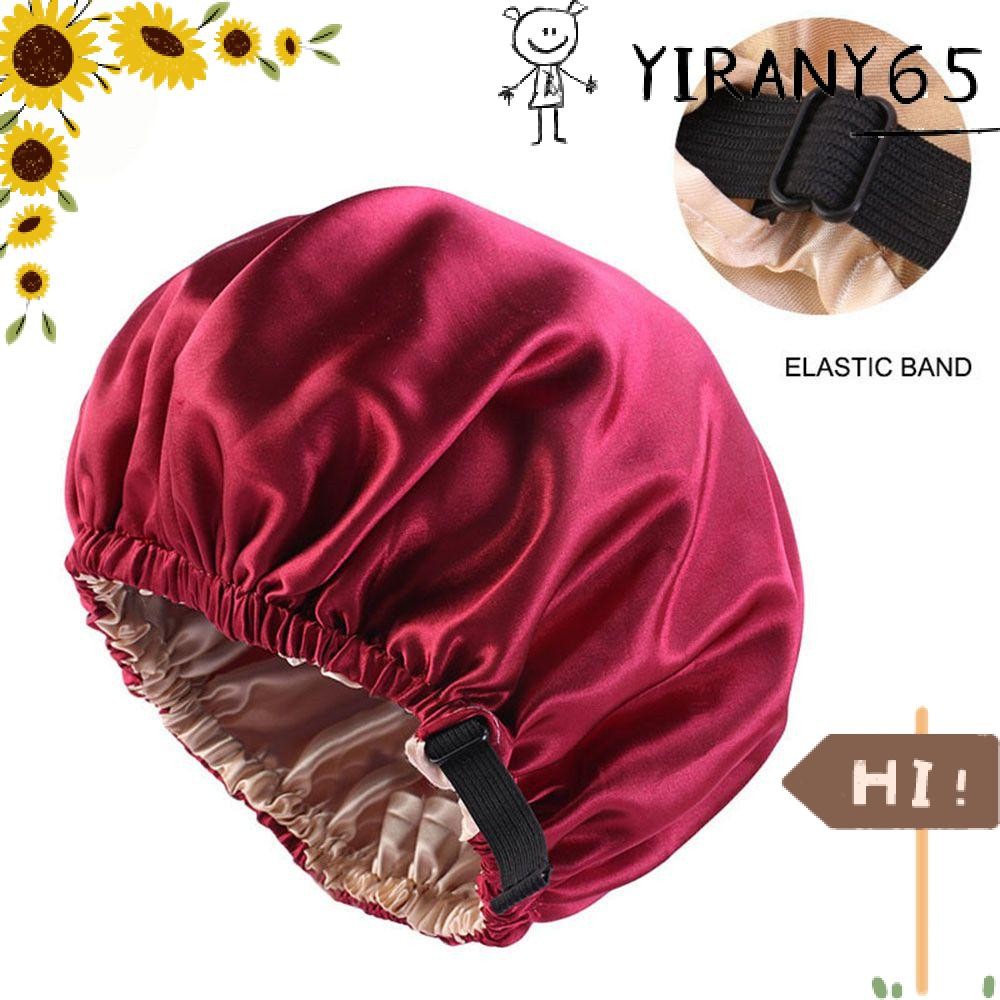 YIRAN รอบ Headwear ผู้หญิงสําหรับนอนแบนปรับหมวกกลางคืน