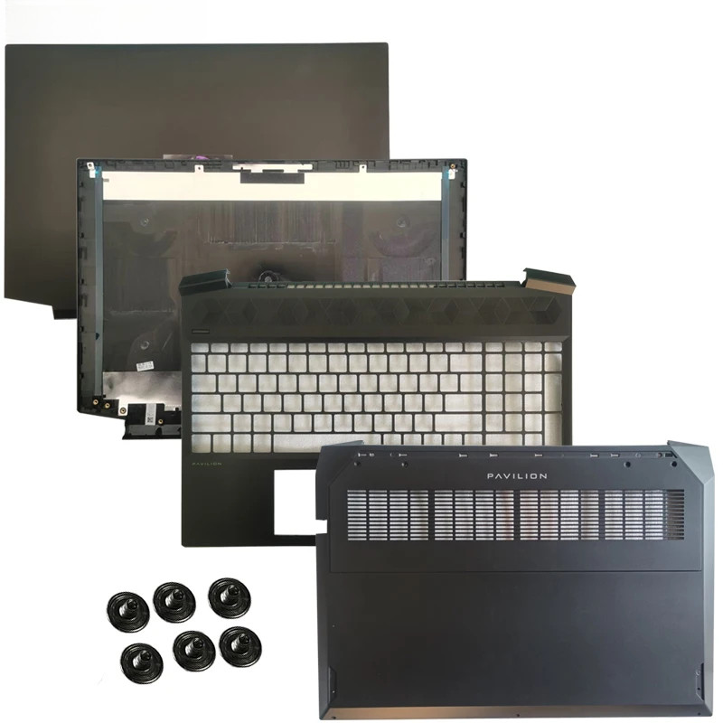 ใหม่สําหรับ HP Pavilion Gaming 15 15-EC EC0013DX TPN-Q229 แล็ปท็อปปกหลัง LCD/Palmrest Upper/BOTTOM CAS