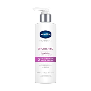 Vaseline วาสลีน โปร เดอร์มา บอดี้ โลชั่น 3 ไบรท์เทนนิ่ง 250 มล.