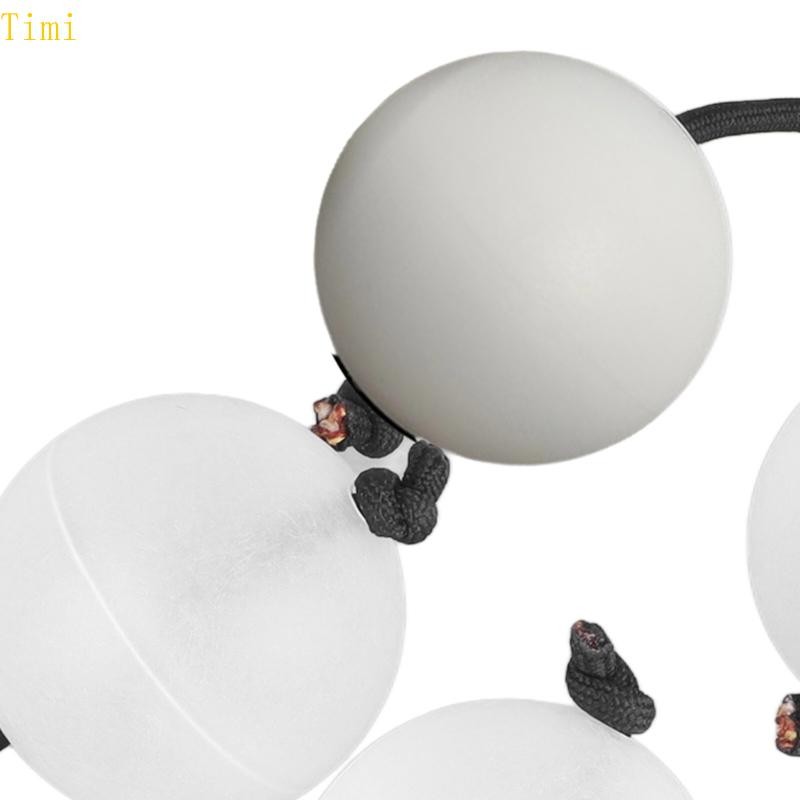 Timi Rhythmic Sandball เครื่องดนตรี Aslatua แอฟริกัน Shaker Percussion ปลายนิ้ว Shaker Hand Shaker E