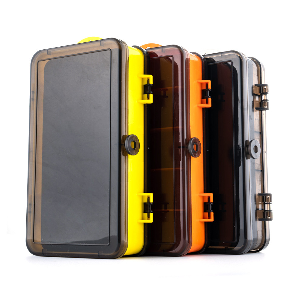 กล่องอุปกรณ์ตกปลาสองด้าน กันน้ำ พกพาได้ สำหรับล่อและตะขอ เหยื่อจัดเก็บ organizer - รูปที่ 7