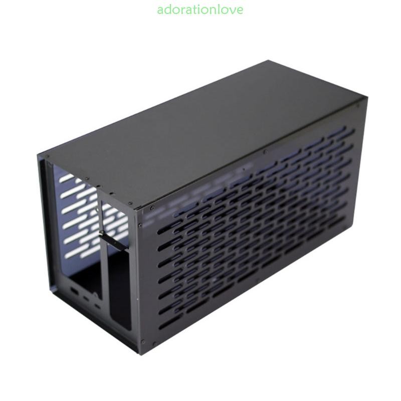 Ador Metal Housing Box TH3P4G3 ATX GPU Dock Case รองรับจอแสดงผล OLED พัดลมระบายความร้อน