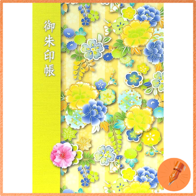 Kyoto Floral Pattern Shuin Book