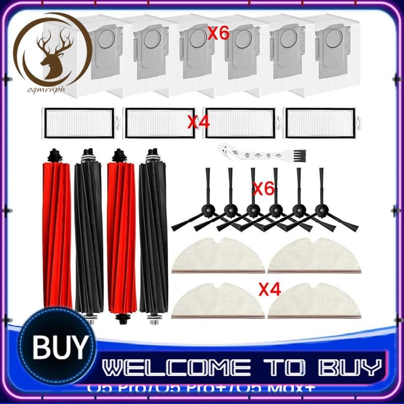 อุปกรณ์เสริมเครื่องดูดฝุ่นชุดอะไหล่สําหรับ Roborock Q8 Max+, Q8 Max, Q5 Pro, Q5 Pro+, Q5 Max+