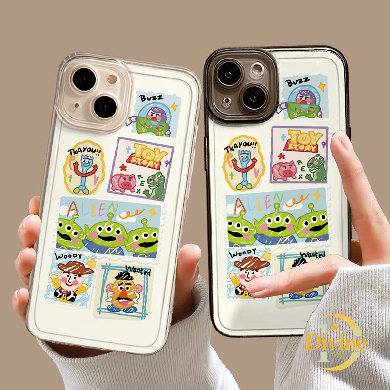 IPhone Corat-core Story ของเล่นโปร่งใสนุ่มแฟชั่นเหมาะสําหรับ iPhone 11 12 13 14 15 16 Pro Max X XR X