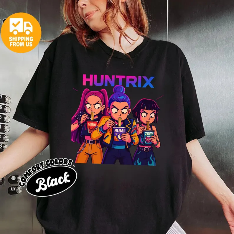 Demon Hunter K เสื้อสีสบายยอดนิยม,เสื้อ Dimon Hunter ตลก,เสื้อ Hunter Lix Smim T เสื้อ K Pop Idol Gr