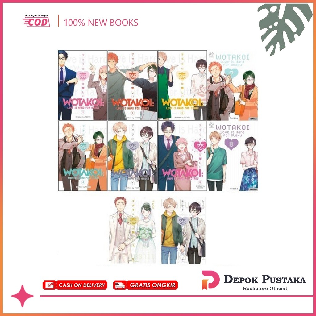 Manga Wotakoi: Love is Hard for Otaku (6 เล่ม) ENGLISH