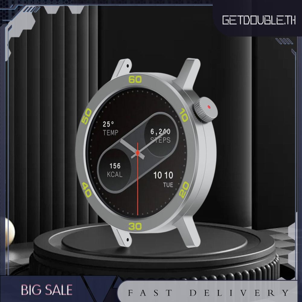 [รับdouble.th] Metal Bezel Replacement Case Cover Ring ฟิล์มกระจกนิรภัยสําหรับ CMF Watch Pro 2