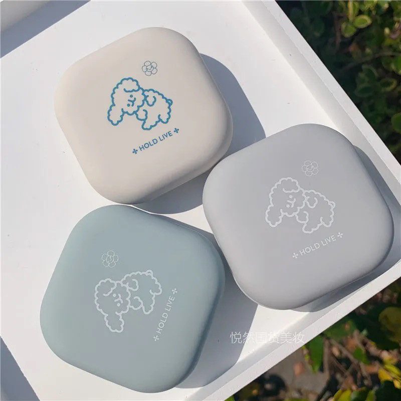 HOLD LIVE นุ่มน่ารัก Cloudy Feeling Powder คอนซีลเลอร์ควบคุมความมัน Fixing แต่งหน้ากันน้ํา Sweatproo