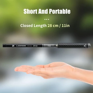 EXCE เบ็ดตกปลาคาร์บอน, วัสดุไฟเบอร์ 1.6 M-2.7 M UltraLight Spinning Rod, Casting Technique Professional เกรด Pike การออกแบบตกปลา Casting Rod Stream Fishing