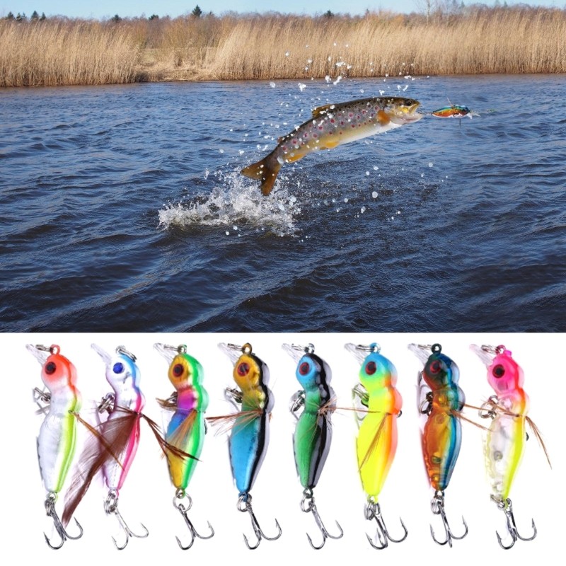 AMOONA เหยื่อตกปลา Crankbait Wobbler Topwaters เหยื่อ Hard ประดิษฐ์ Topwaters Wobbler ประดิษฐ์ Swimb