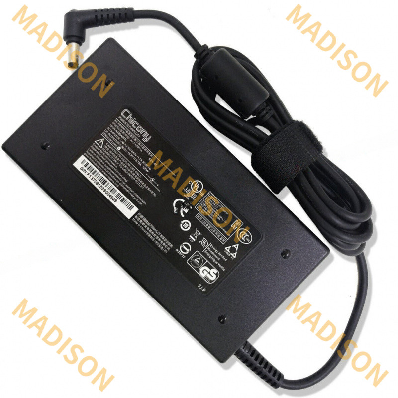 อะแดปเตอร์ AC Chicony 120W 19.5V 6.15A สำหรับ Clevo N850HJ N855HJ N857HJ,A12-120P1A MSI GE70 GE60 GP