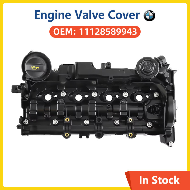 อะไหล่รถยนต์ฝาครอบวาล์วเครื่องยนต์พร้อมปะเก็นสําหรับ BMW Mini R55 R56 R57 R58 R59 R60 R61 1.6D 2.0D 2009-2016 11127823180 11128589943 11128576293 11128511814 ฝาสูบรถยนต์
