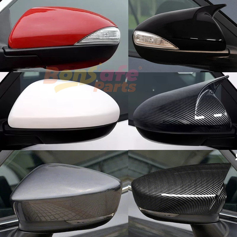 ครอบกระจกมองข้าง Mazda 2 skyactiv 2009 2010-2025 2024 2023 2022 ผ้าคลุมกระจกมองข้าง-ติดตั้งง่ายกันรอ