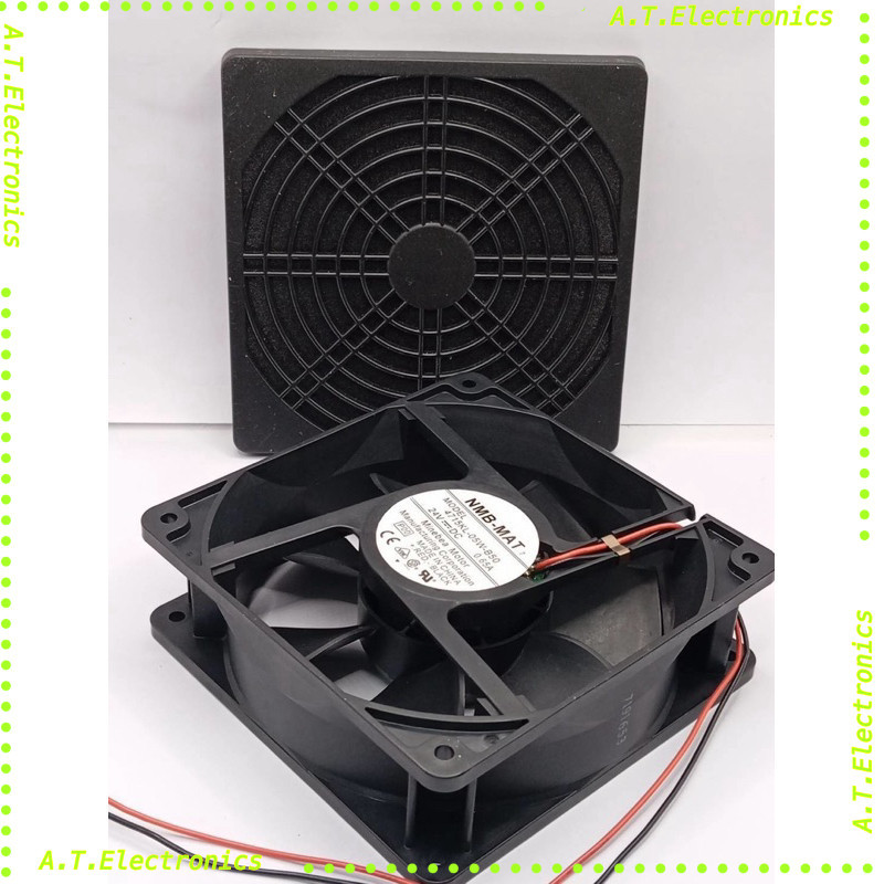 พร้อมส่ง! ฟิวส์เตอร์+พัดลม4นิ้วครึ่ง 24v NMB-MAT 7 MODEL 4715KL-05W-B50 24V=DC Minebea Motor