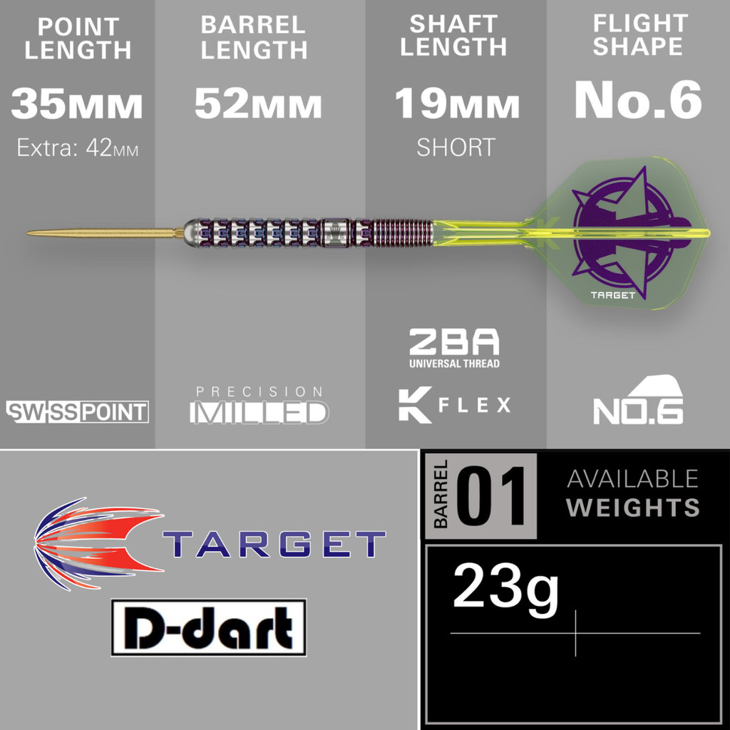 TARGET STEEL TIP DARTS รูปที่ 4