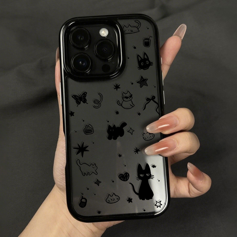 เคสโทรศัพท์ For iPhone 13 11 15 16 Pro Max Case iPhone 11 12 17 Pro Max 14 15 Pro Max อะคริลิค 2 in 1 การ์ตูน น่ารัก - รูปที่ 6