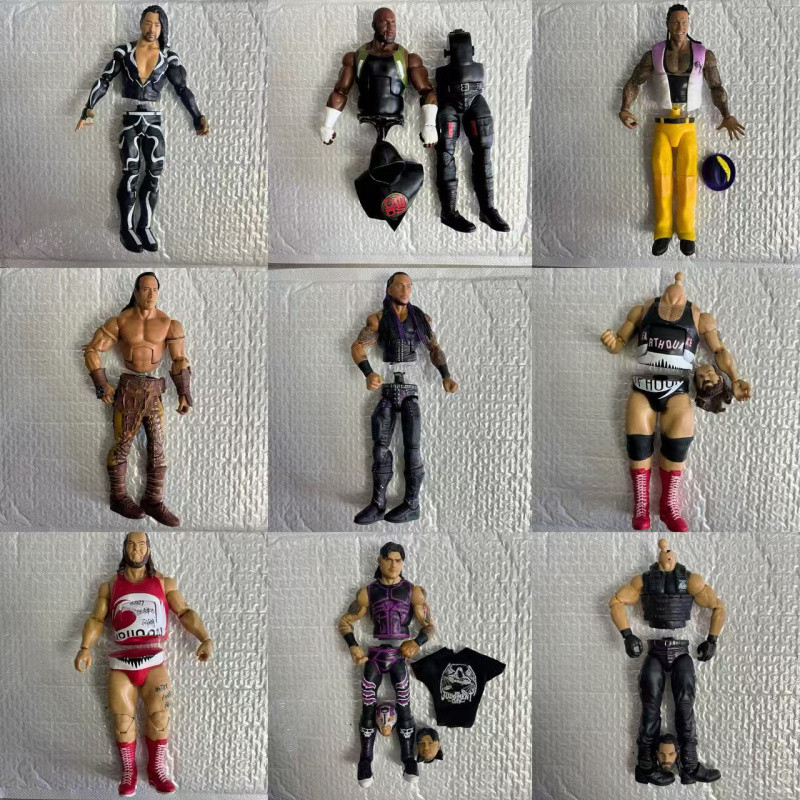 WWE Figures Damaged Body 6-7 นิ้วเคลื่อนย้ายได้ Wrestler ตุ๊กตา DIY Body