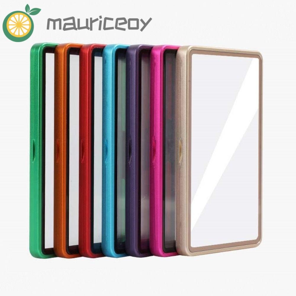 MAURICEOYA PSA/CGC Card Case, Display Box Scratch Resistance Trading Card Magnetic Holder, Magnetic Closed Metal Frame Multicolor Graded Cards Protect Table Storage Supplies