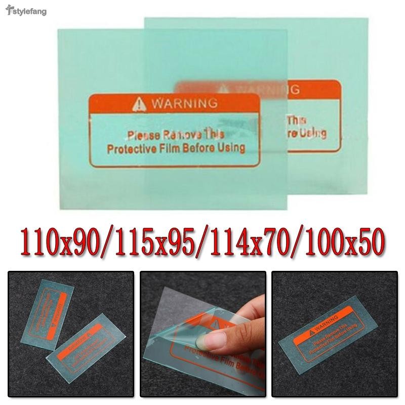【STYLEF】Secure Your Welding Helmet with 10pcs PC Transparent Clear Lens Protection Plate【fashion-Clo