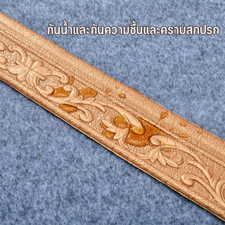สติกเกอร์ติดผนัง ขอบบัว 3D wallpaper XPE โฟมฝ้าย สําหรับติดตกแต่งผนังบ้าน กันน้ำ กันคราบ