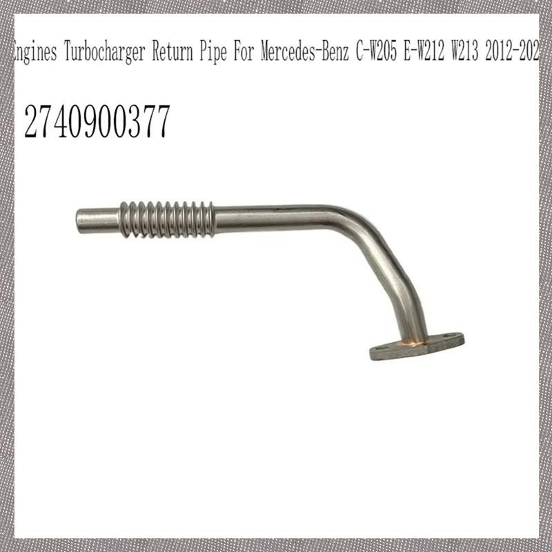 [MLO] 2740900377 เครื่องยนต์ Turbocharger Return Pipe Turbo Oil Return Line Hose สําหรับ - C-W205 E-