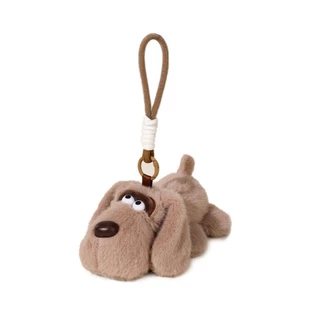 KIRBY Big Eyed Dog Plush จี้, PP ผ้าฝ้ายปุยหูใหญ่พวงกุญแจสุนัข,กระเป๋าเป้สะพายหลัง Charms เหมือนจริงสบายการ์ตูนลูกสุนัขตุ๊กตาพวงกุญแจเพื่อน