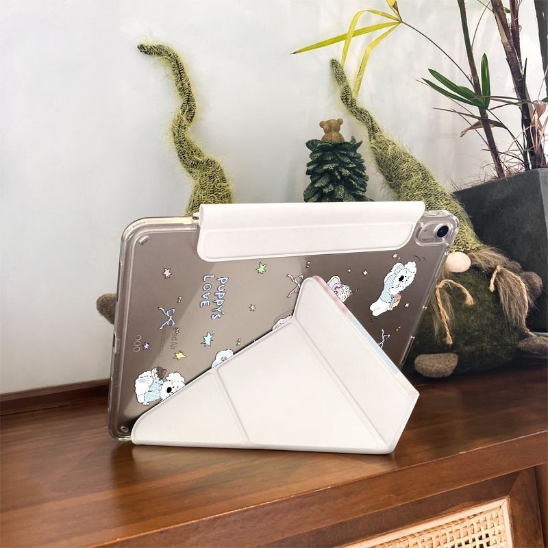case ipad for Air4 Air5 Air6 11นิ้ว 2024 gen10 Pro11 Air11 เคสไอแพด พับตัวY วัสดุอะคริลิก ใส ไม่เหลือง! - รูปที่ 2