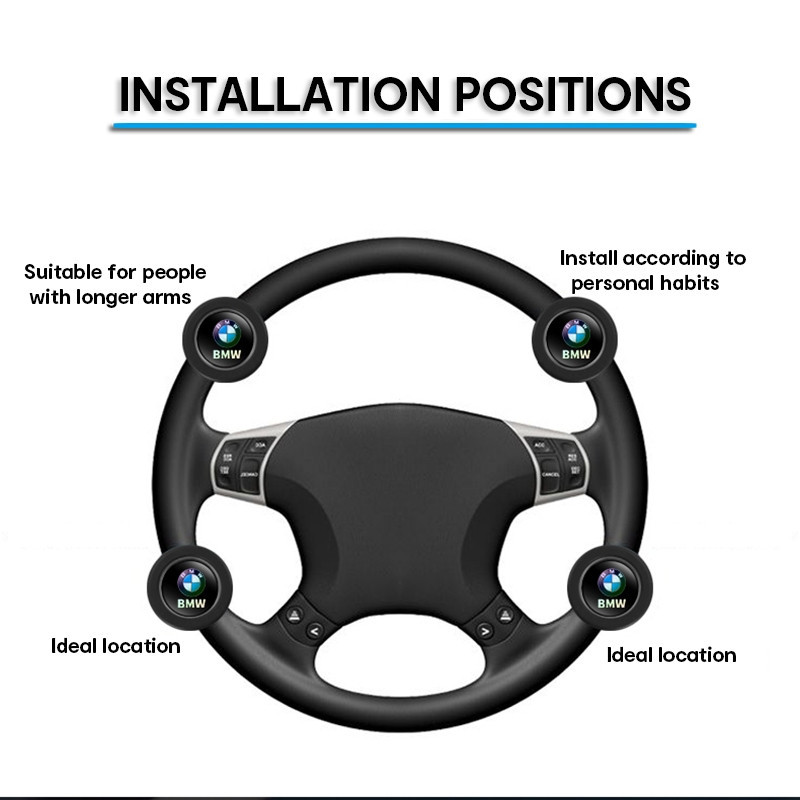 360° พวงมาลัยรถยนต์ Booster Ball พวงมาลัยอัตโนมัติ Spinner Knob Universal รถเสริมอุปกรณ์เสริมรถแบริ่งโลหะ Handle Power Ball - รูปที่ 5