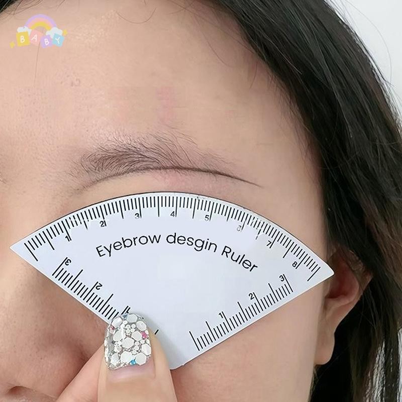 [BB-t] Fast Drawing Eyebrow Design ไม้บรรทัด Microblading ping เครื่องมือแต่งหน้าถาวรวาดคู่มือไม้บรรทัด Tattoo Supplies Reuse ใหม่