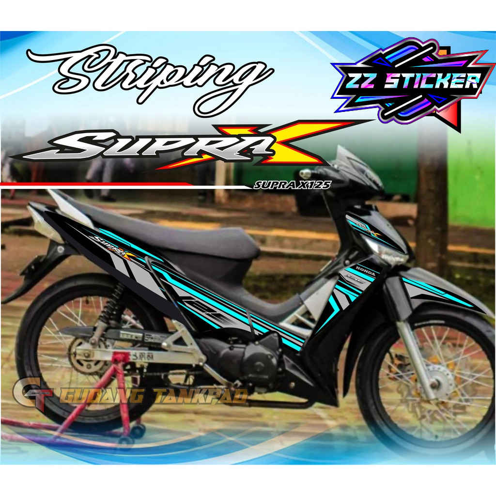 STRIPING SUPRA X 125 NEW CW STICKERS VARIATION SUPRA 125 SUPRA