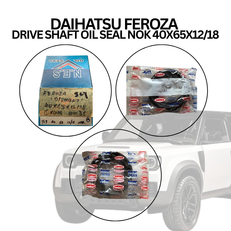 DAIHATSU FEROZA DRIVE SHAFT ซีลน้ํามัน NOK 40X65X12/18