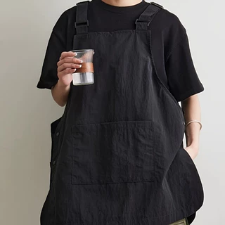 COD ผ้ากันเปื้อนแบบเสื้อกั๊ก กันน้ำ น้ำมัน ผ้ากันเปื้อนทำอาหารในครัว สำหรับครัว ร้านกาแฟ ตัดผม