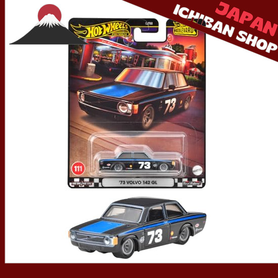 【จากประเทศญี่ปุ่น】 Hot Wheels Boulevard '73 Volvo 142GL Vehicle Toy Minicar from 3 years old Black H