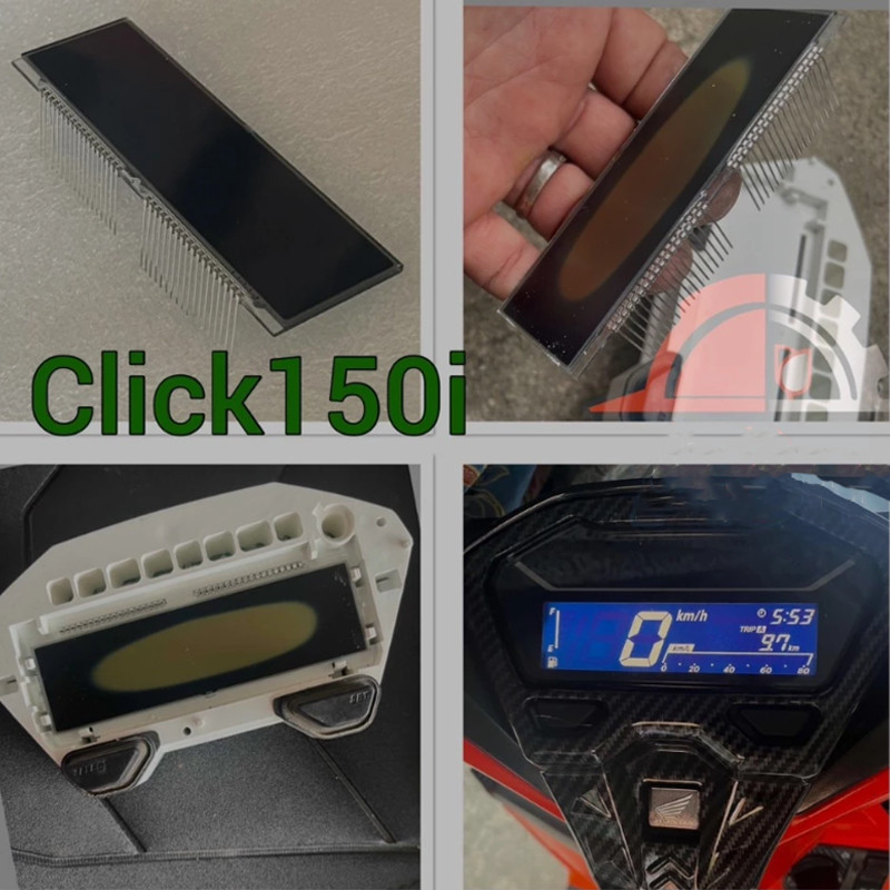 หน้าจอดิจิตอลสำหรับ Honda Click 125i 150i 2018-2021 ดีแสดงสำหรับมาตรวัด ความเร็วดิจิตอล Digital screen Click - รูปที่ 2