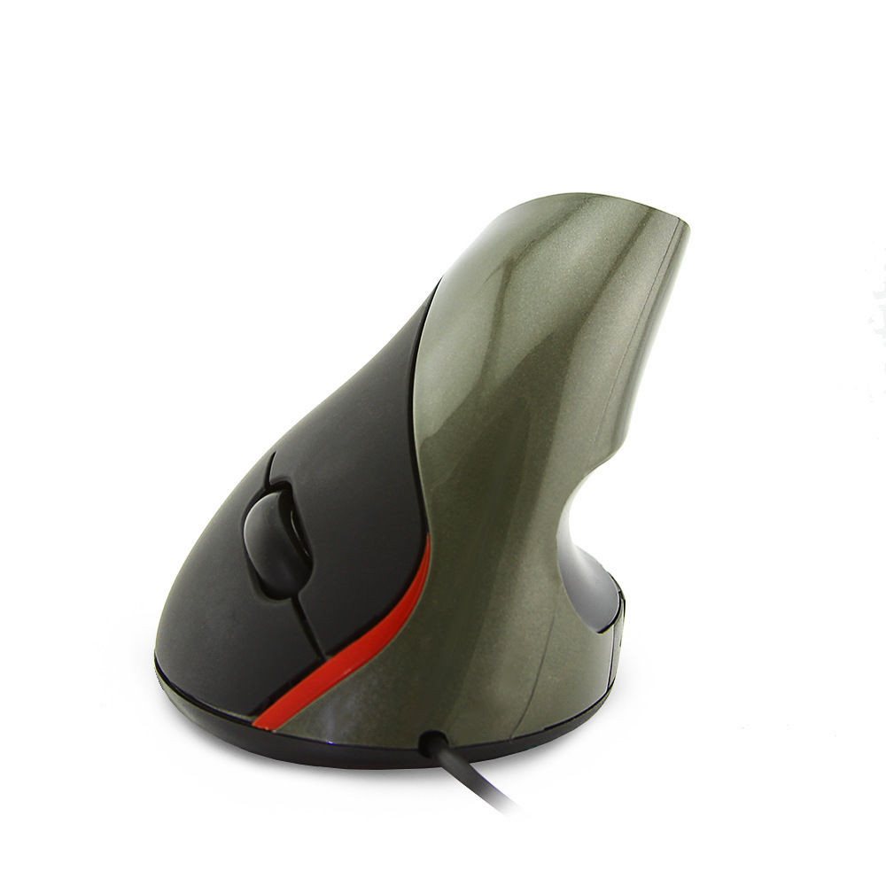 Ergonomic แนวตั้งเมาส์โน้ตบุ๊คแบบมีสาย Universal Office แนวตั้ง Handguard Mouse Anti-Tendonychia L7.