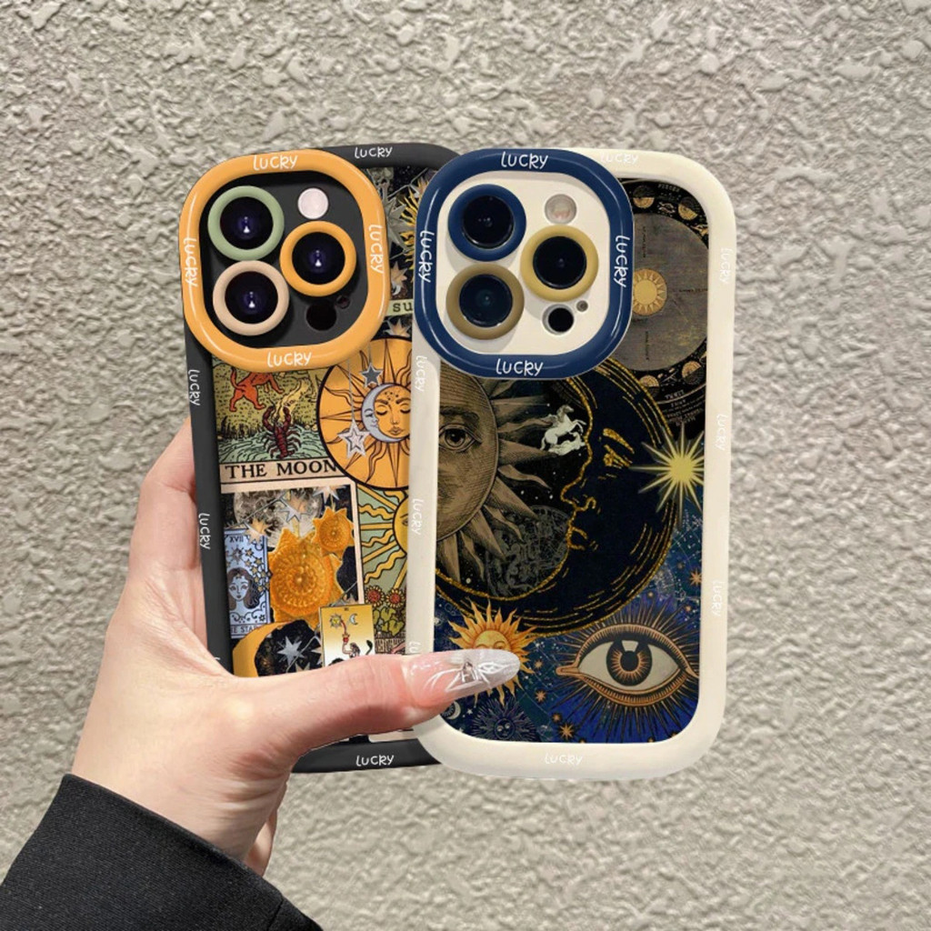 เคสไอโฟน ลวดลายย้อนยุคเชิงศิลปะ สำหรับ IPhone 14 15 Plus 8 13 11 12 14 15 PRO MAX XR MAX 7Plus 6Plus 8Plus 14Plus 15Plus