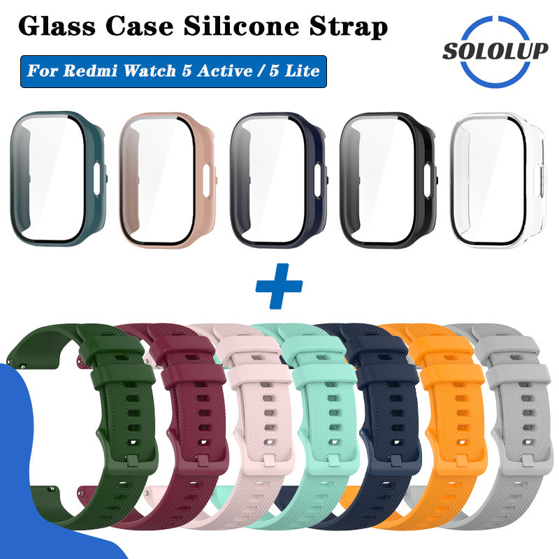 【สาย+เคส 】สาย ฟิล์มกันรอย for Xiaomi Redmi Watch 5 Active สมาร์ทวัช สาย สำรอง ปกป้องกันหน้าจอ for Redmi Watch 5 Lite