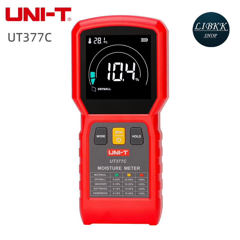 UNI-T UT377Cเครื่องวัดความชื้นแบบไร้เข็ม เครื่องมือและโซลูชันการทดสอบและการวัด